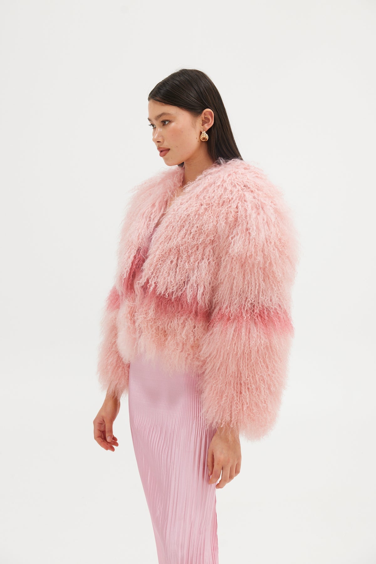 Georgina Jacket - Rosewater Flamingo JACKET Bubish Luxe