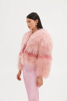 Georgina Jacket - Rosewater Flamingo JACKET Bubish Luxe