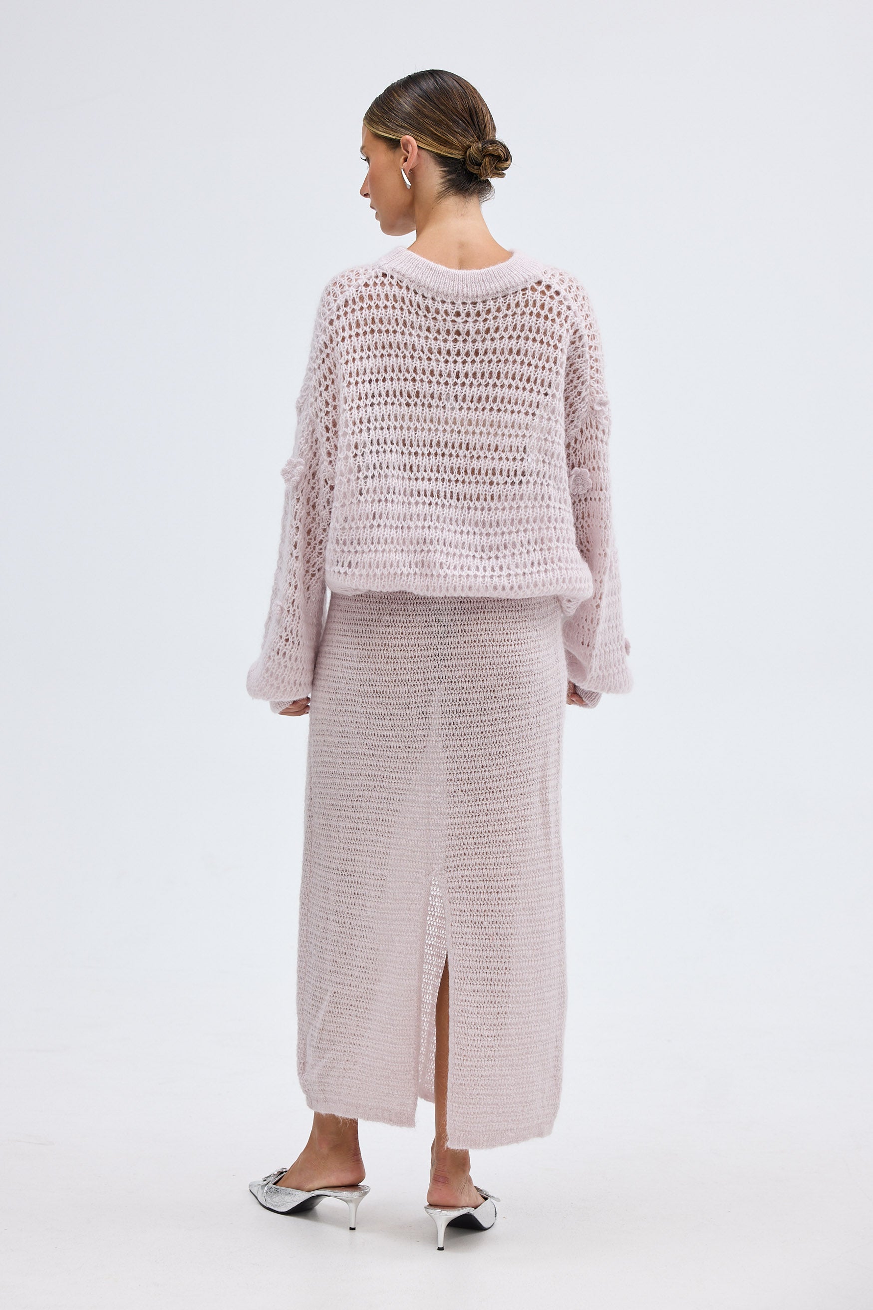 bubish Georgia Rosebud Knit Lilac TOP
