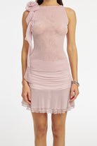 Harlow Skirt - Metallic Lilac TOP Bubish Luxe