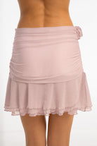 Harlow Skirt - Metallic Lilac TOP Bubish Luxe