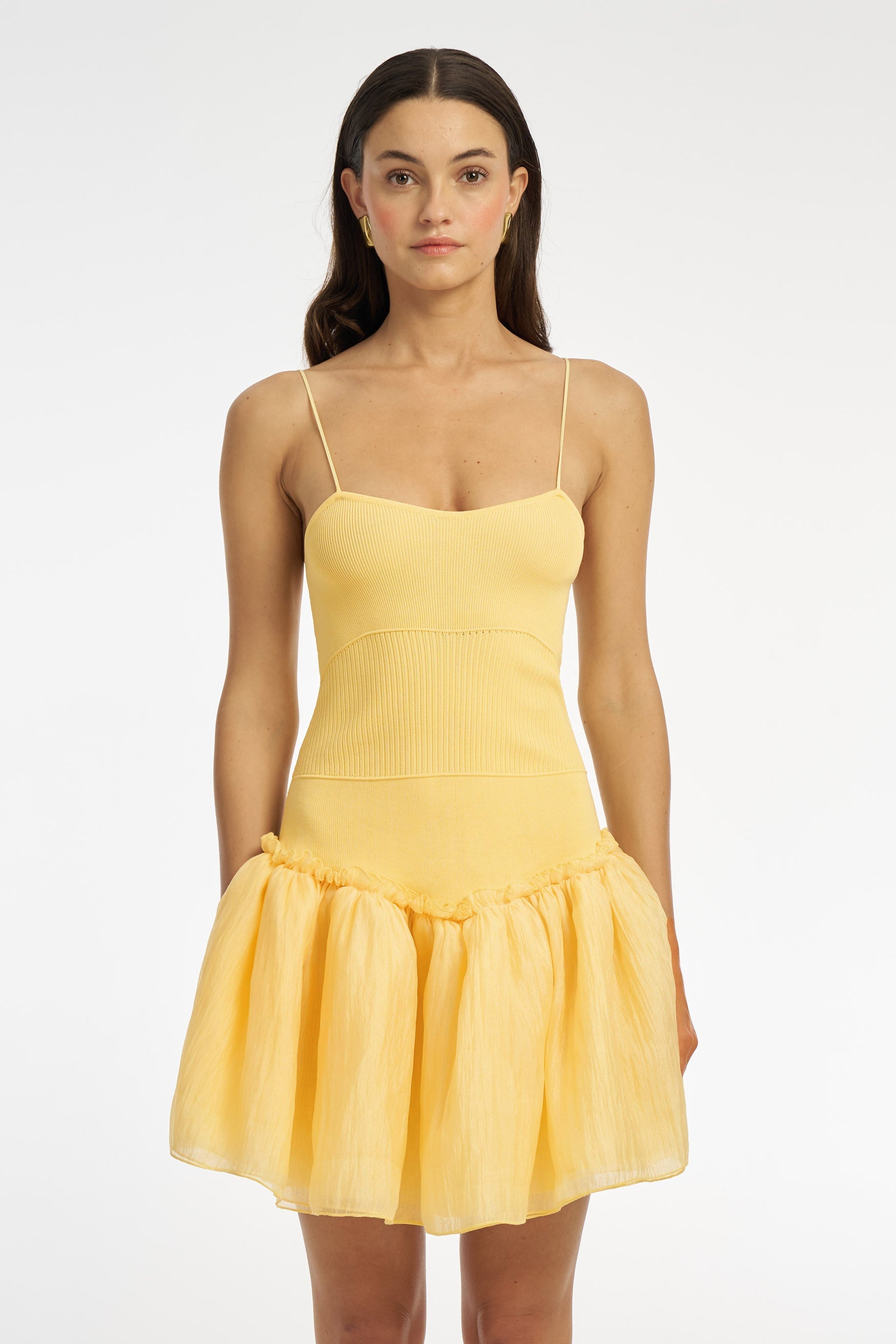 Lilah Dress - Yellow DRESS Bubish Luxe