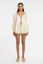 Penelope Blouse - Ivory TOP Bubish Luxe