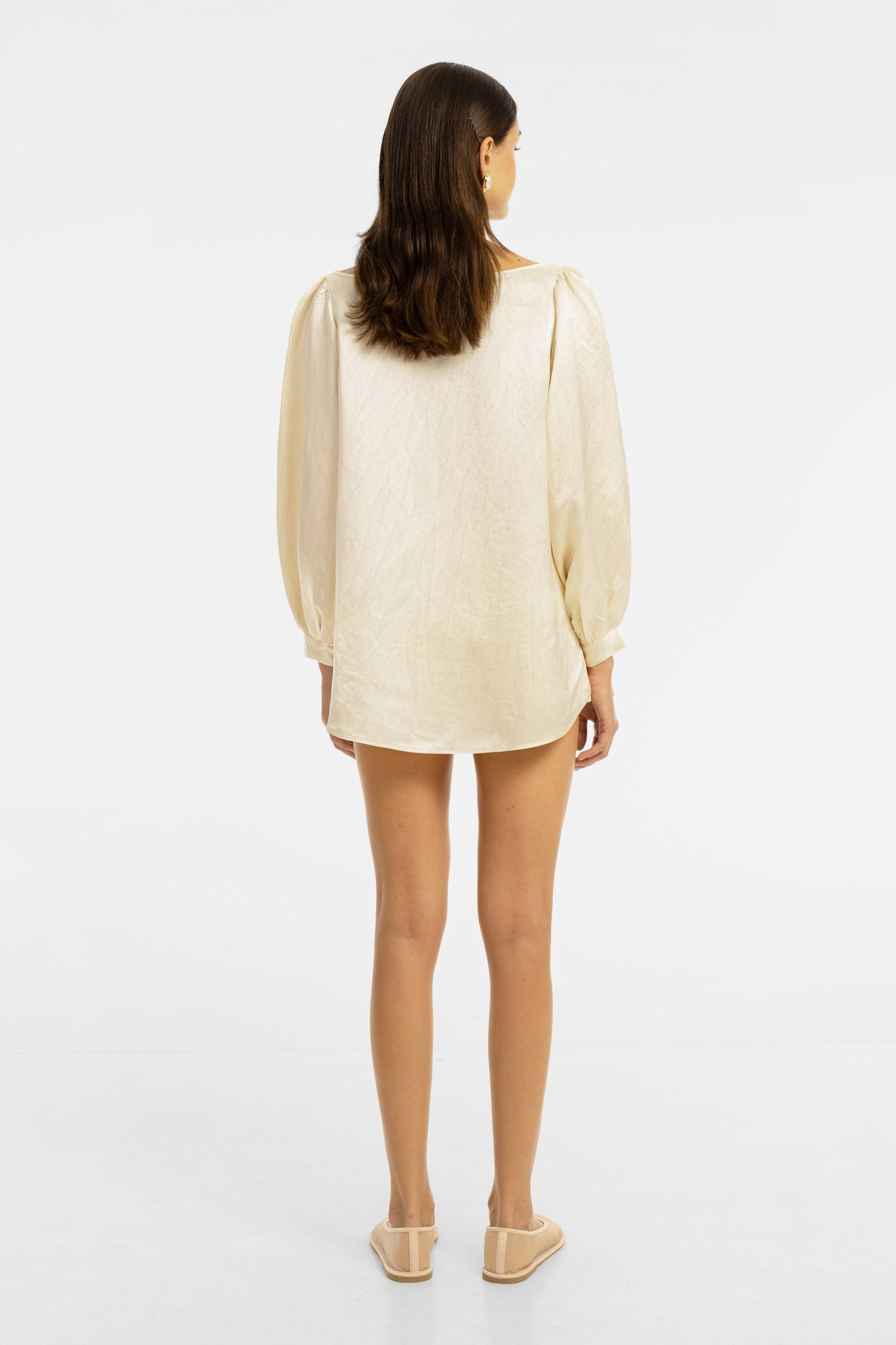 Penelope Blouse - Ivory TOP Bubish Luxe