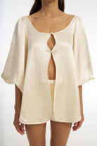 Penelope Blouse - Ivory TOP Bubish Luxe