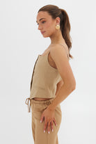 Kai Vest - Tan TOP Bubish Luxe