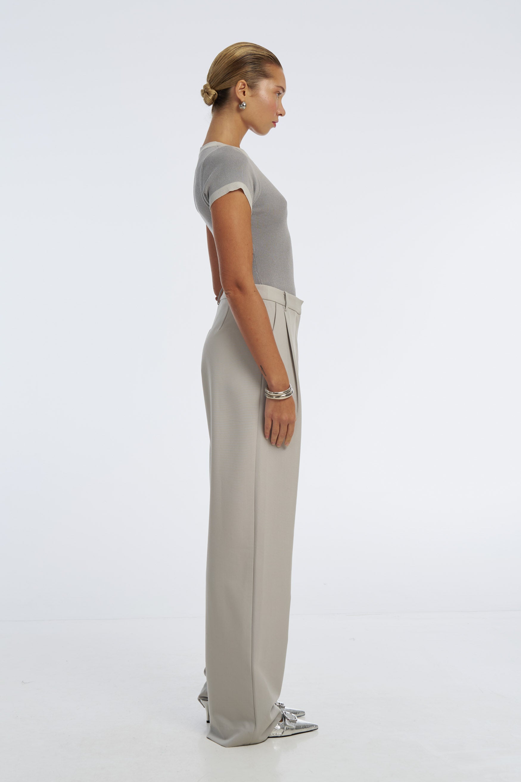bubish Tori Knit Top Grey TOP