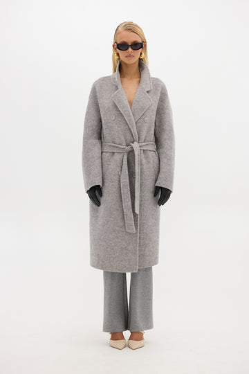 Abbey Coat - Grey Marle JACKET Bubish Luxe