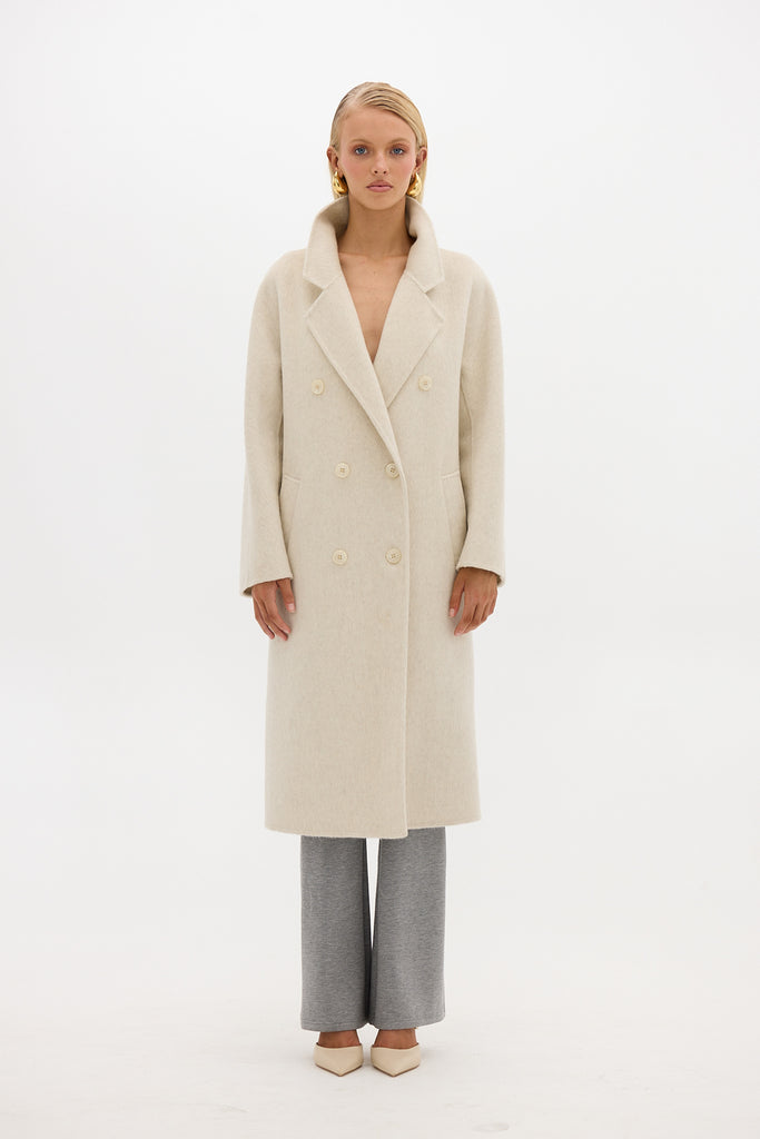 Abbey Coat - Oatmeal JACKET Bubish Luxe 