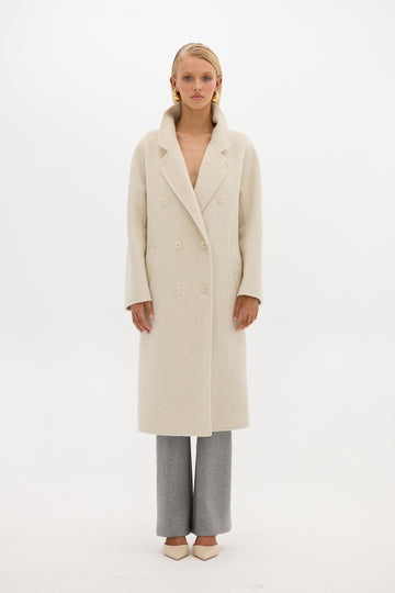 Abbey Coat - Oatmeal JACKET Bubish Luxe 