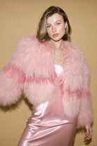 Georgina Jacket - Rosewater Flamingo JACKET Bubish Luxe