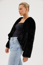 Faux Emma Jacket - Black JACKET Bubish Luxe