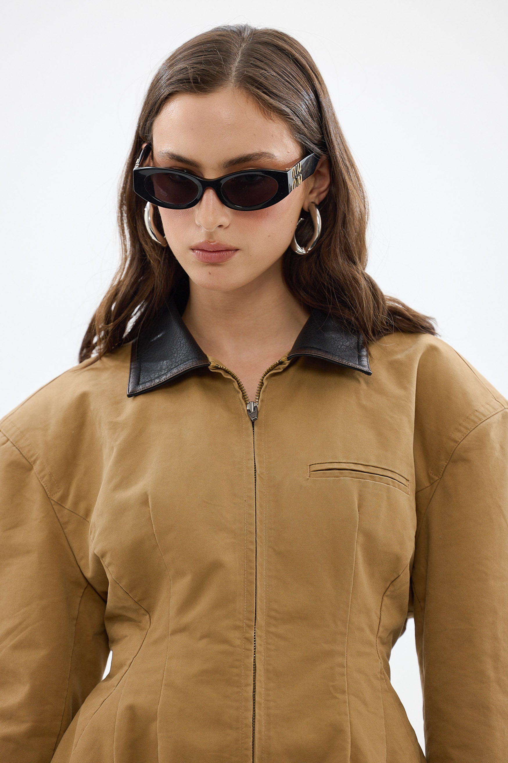 bubish Olivia Cinched Country Jacket Tan JACKET