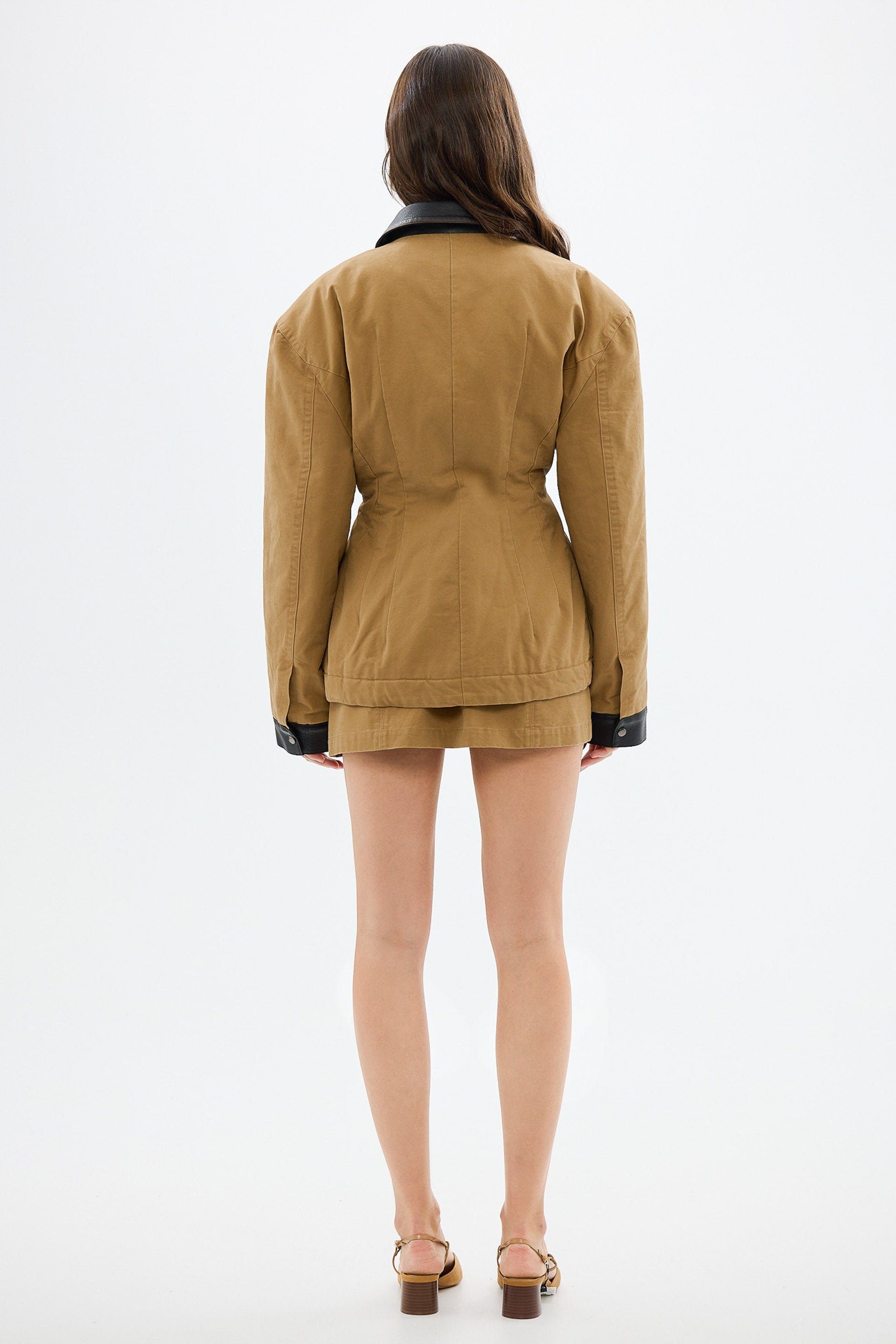 bubish Olivia Cinched Country Jacket Tan JACKET
