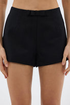 bubish Alba Bow Hot Short Black HOT SHORTS