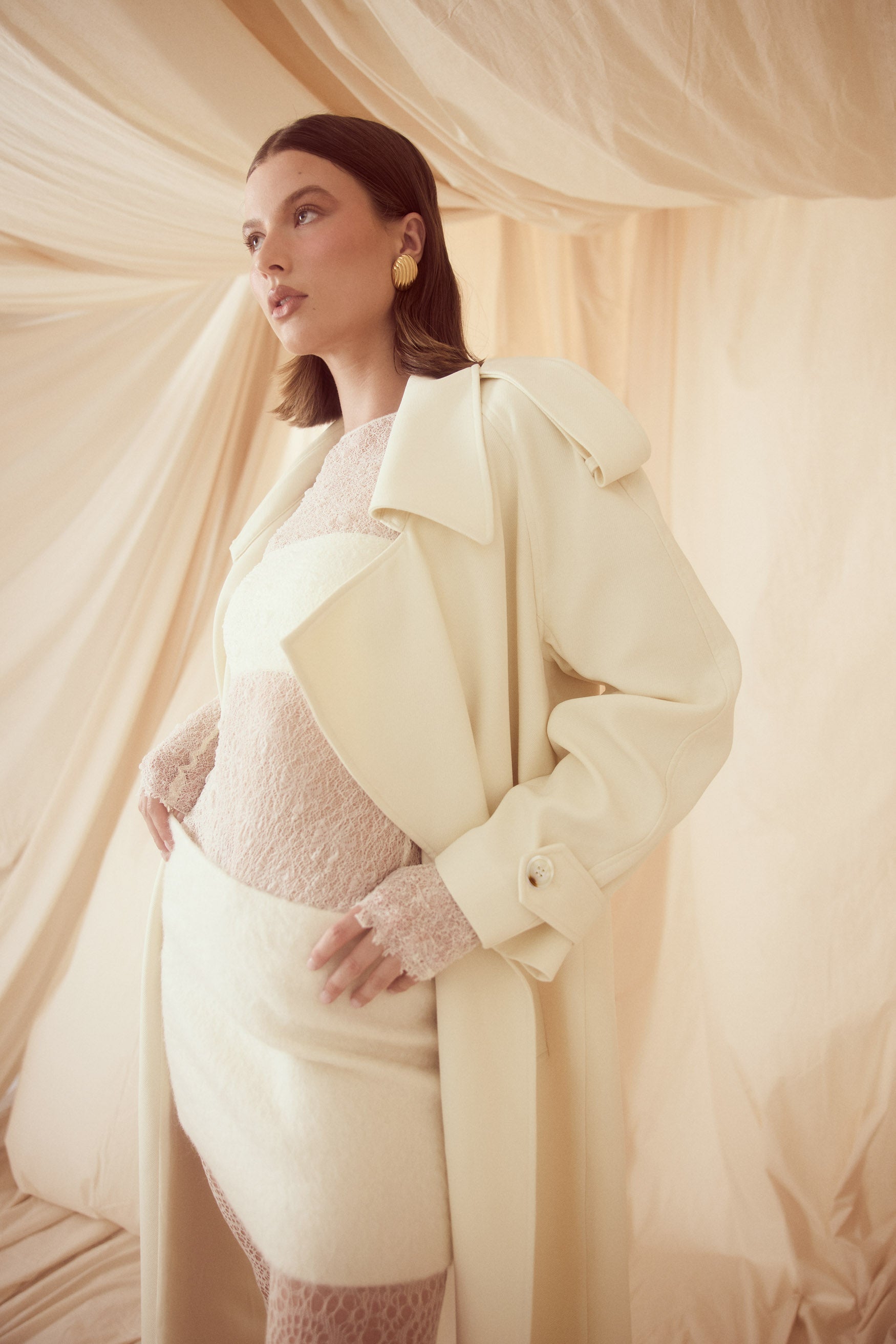 bubish Alma Wool Skirt - Ivory SKIRTS