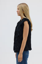 bubish Audrey Fur Vest Black VEST