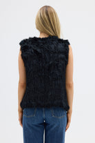 bubish Audrey Fur Vest Black VEST