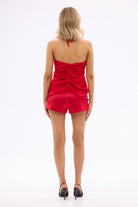 bubish Bloom Halter Top Red TOP