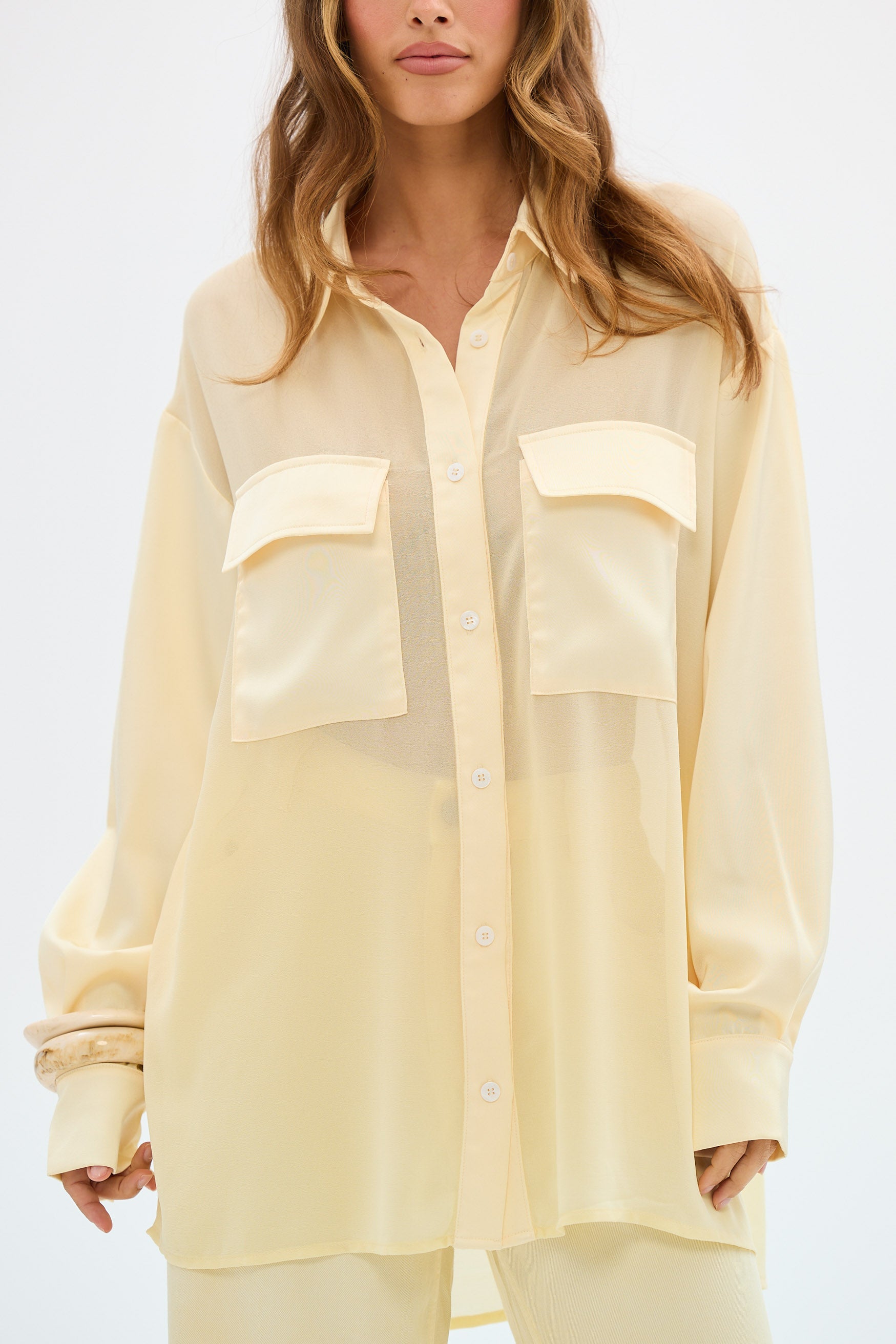 bubish Celeste Shirt Pale Yellow SHIRT