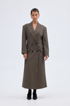 bubish Charlee Blazer Coat - Taupe Grey COAT