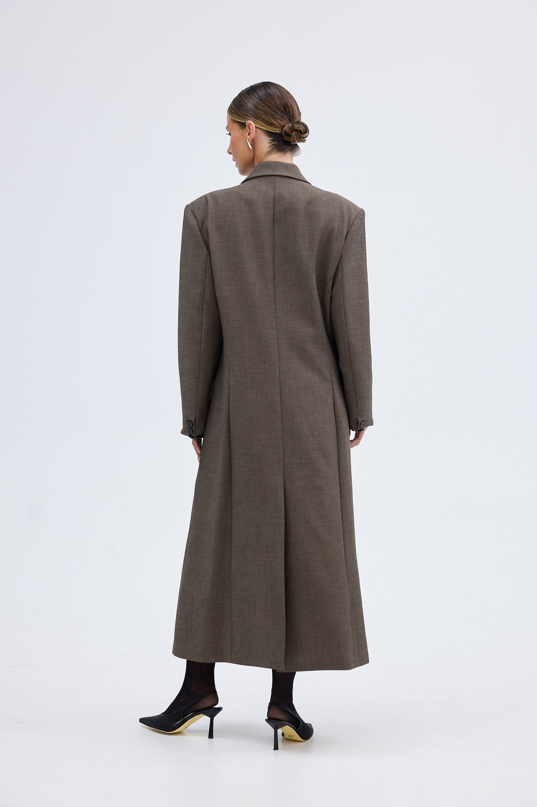 bubish Charlee Blazer Coat - Taupe Grey COAT