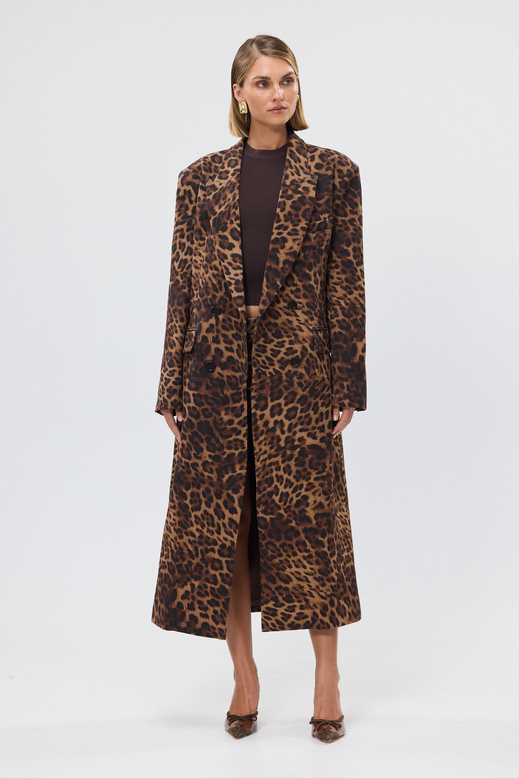 bubish Charlee Coat Leopard LEAOPARD COAT