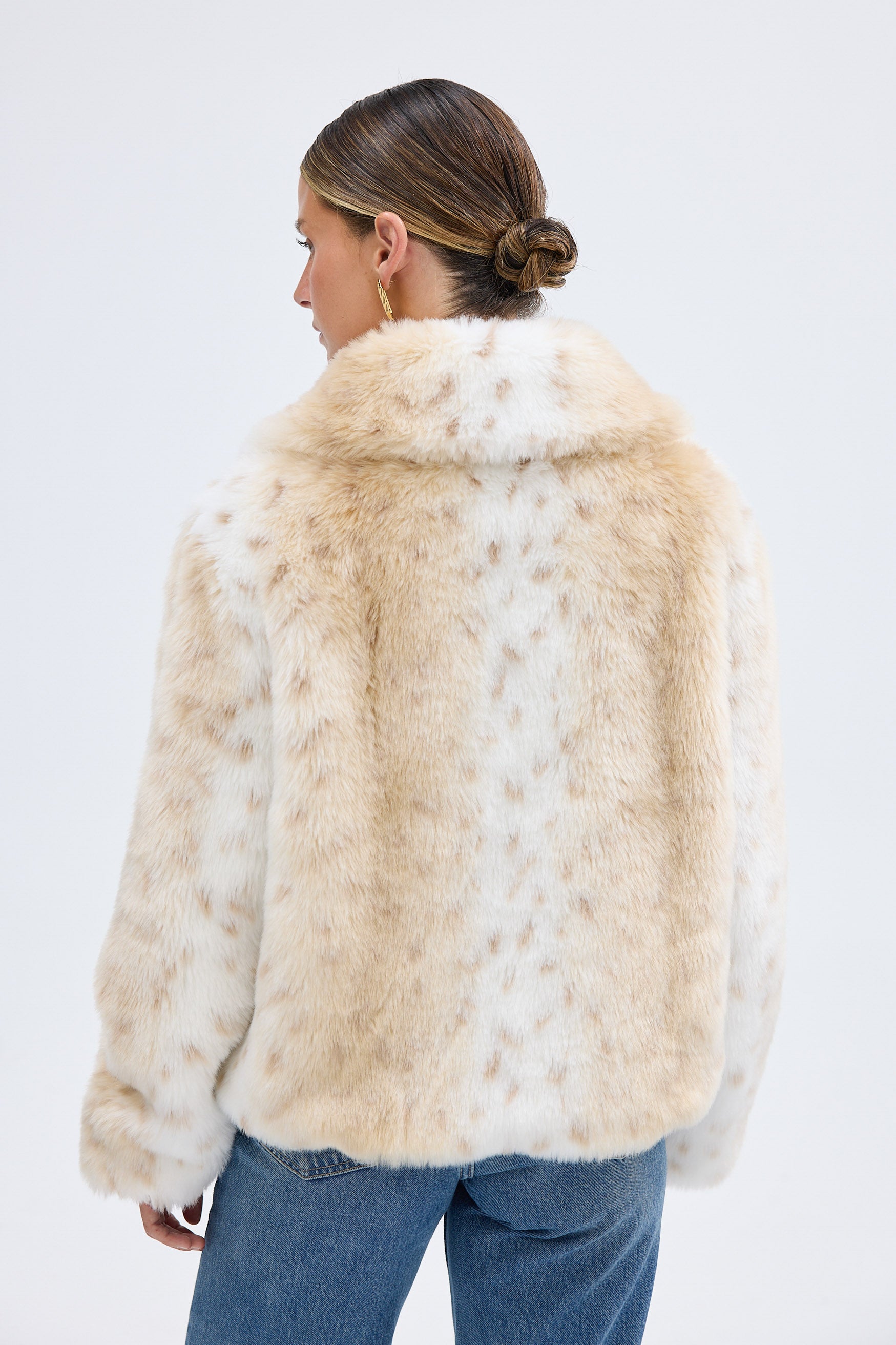 bubish Chelsea Faux Fur Jacket Neutral FAUX FUR JACKET
