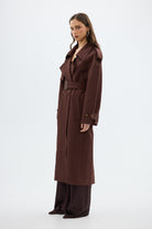 bubish Dillon Trench Coat Chocolate TRENCH COAT