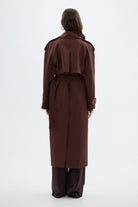 bubish Dillon Trench Coat Chocolate TRENCH COAT