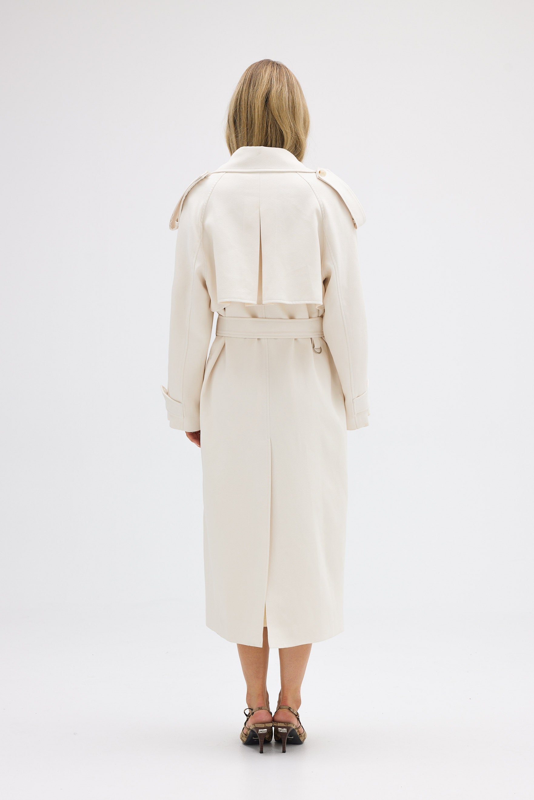 bubish Dillon Trench Coat - Ivory TRENCH COAT