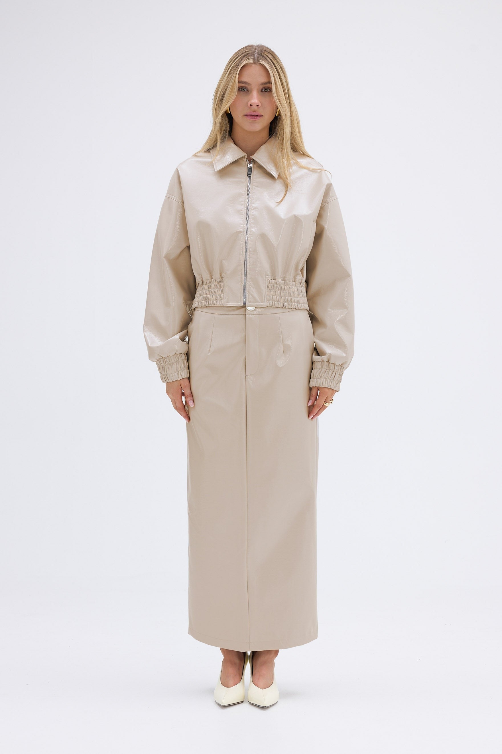 bubish Eliza Bomber Jacket Pearl Grey BOMBER JACKET