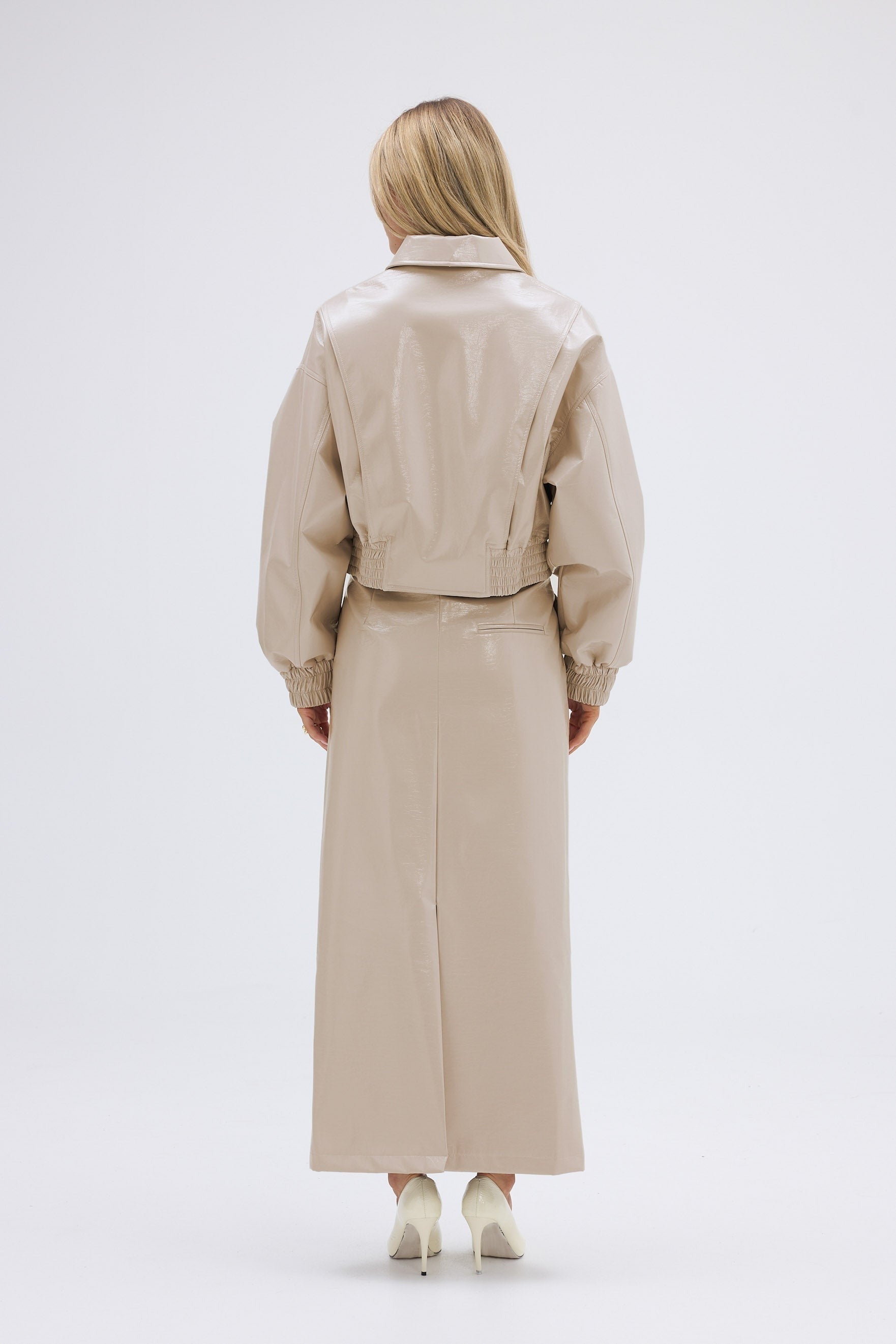 bubish Eliza Bomber Jacket Pearl Grey BOMBER JACKET