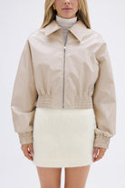 bubish Eliza Bomber Jacket Pearl Grey BOMBER JACKET