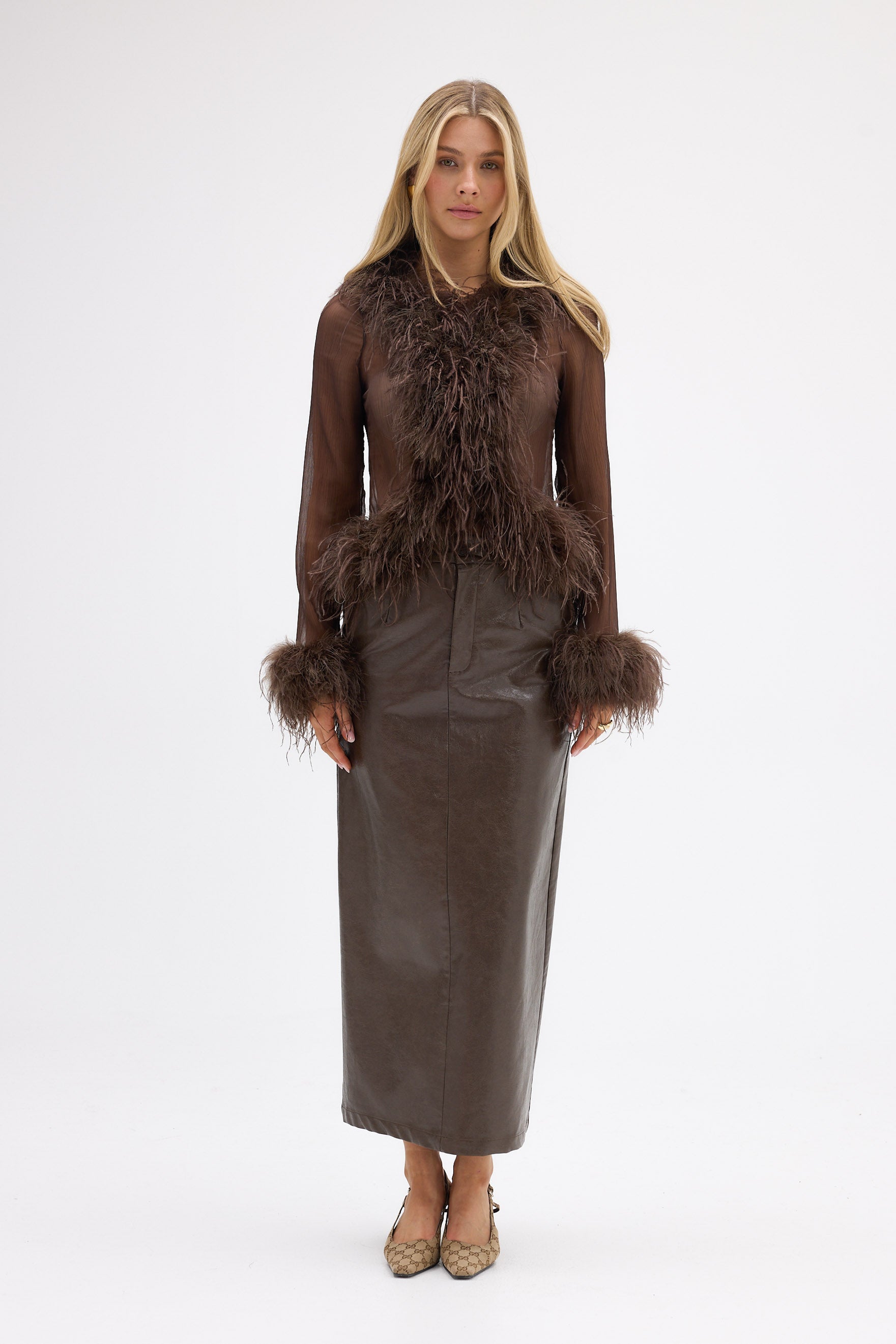 bubish Eliza Maxi Skirt Chocolate SKIRT