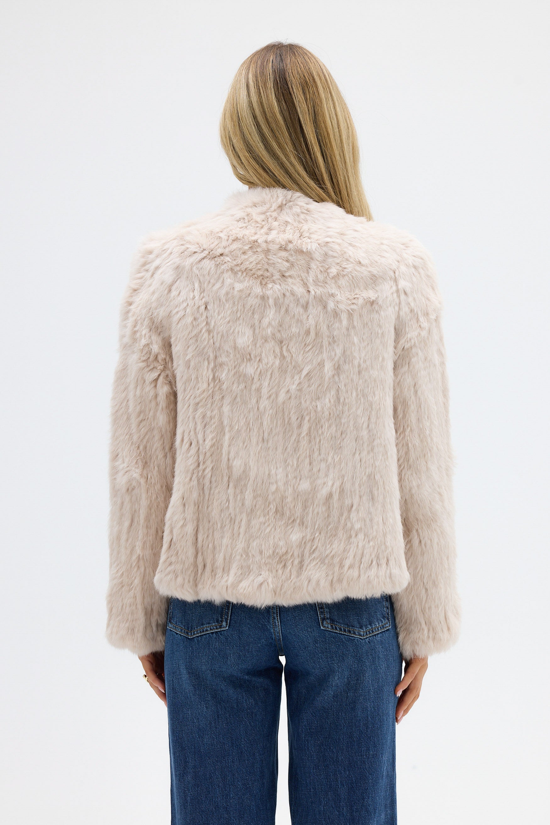 bubish Emma Fur Jacket Stone JACKET