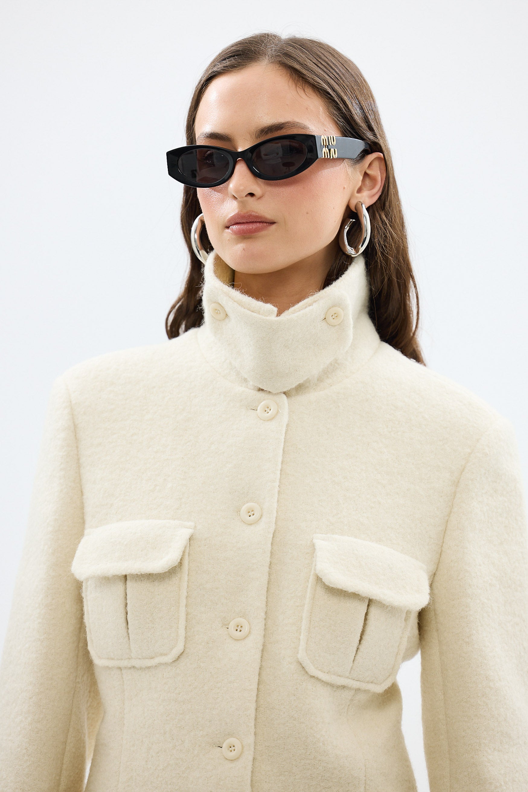 bubish Franca Wool Blazer Ivory WOOL BLAZER