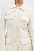 bubish Franca Wool Blazer Ivory WOOL BLAZER