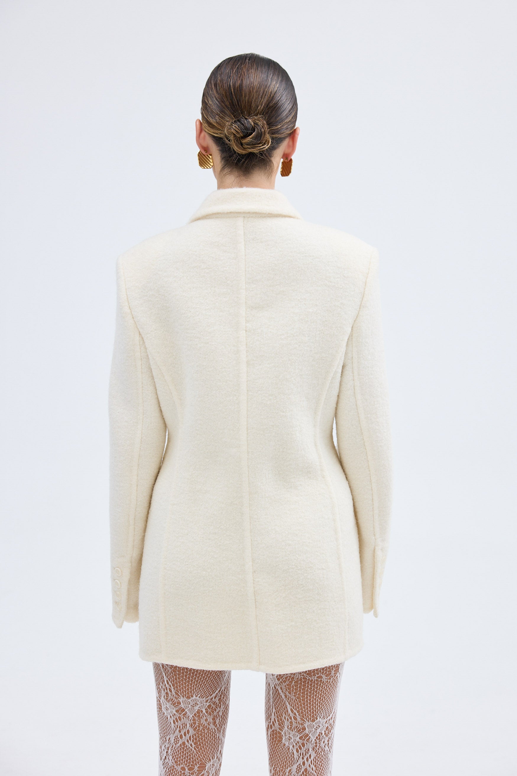 bubish Franca Wool Blazer Ivory WOOL BLAZER