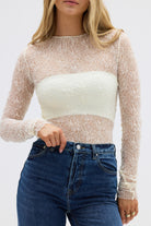 bubish Frankie Lace Top - Ivory LACE TOP