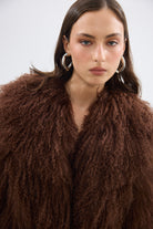 bubish Georgina Jacket Chocolate WOOL JACKET