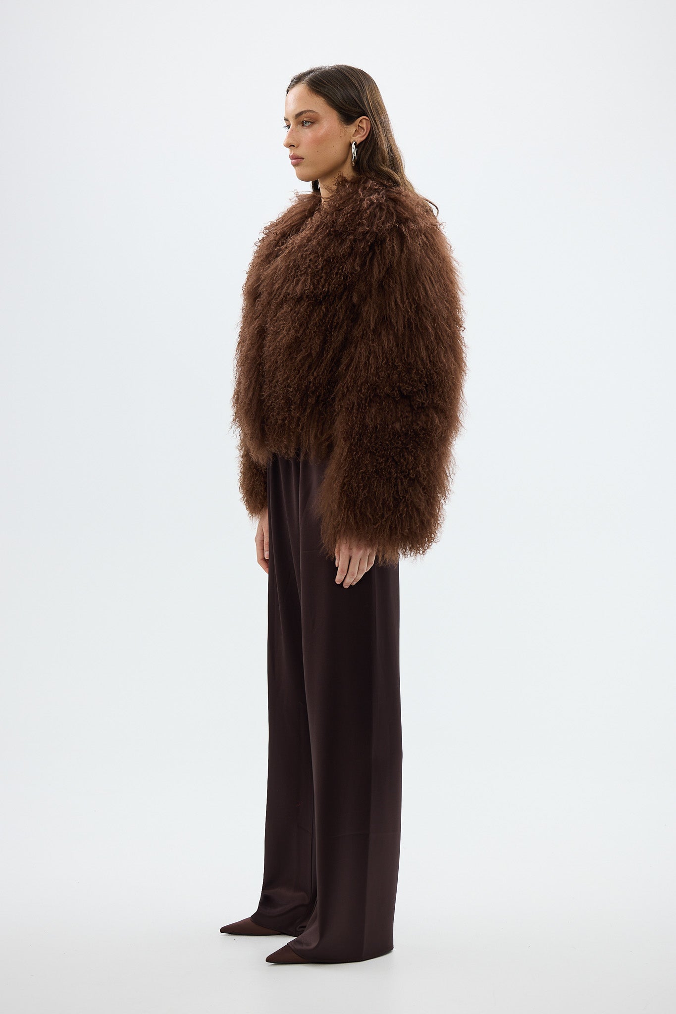 bubish Georgina Jacket Chocolate WOOL JACKET