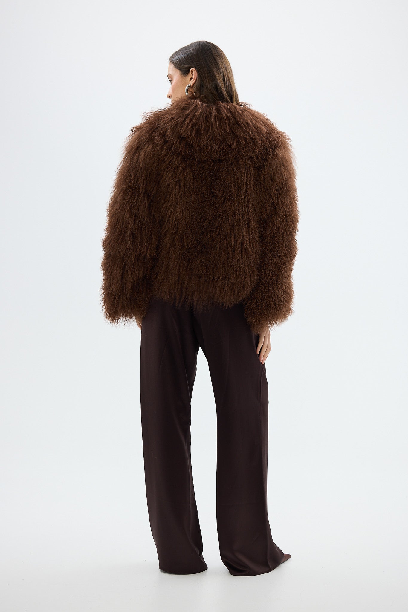 bubish Georgina Jacket Chocolate WOOL JACKET