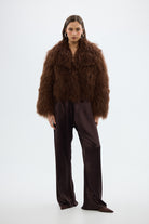 bubish Georgina Jacket Chocolate WOOL JACKET