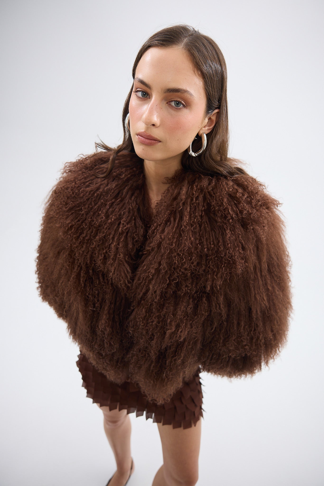 bubish Georgina Jacket Chocolate WOOL JACKET