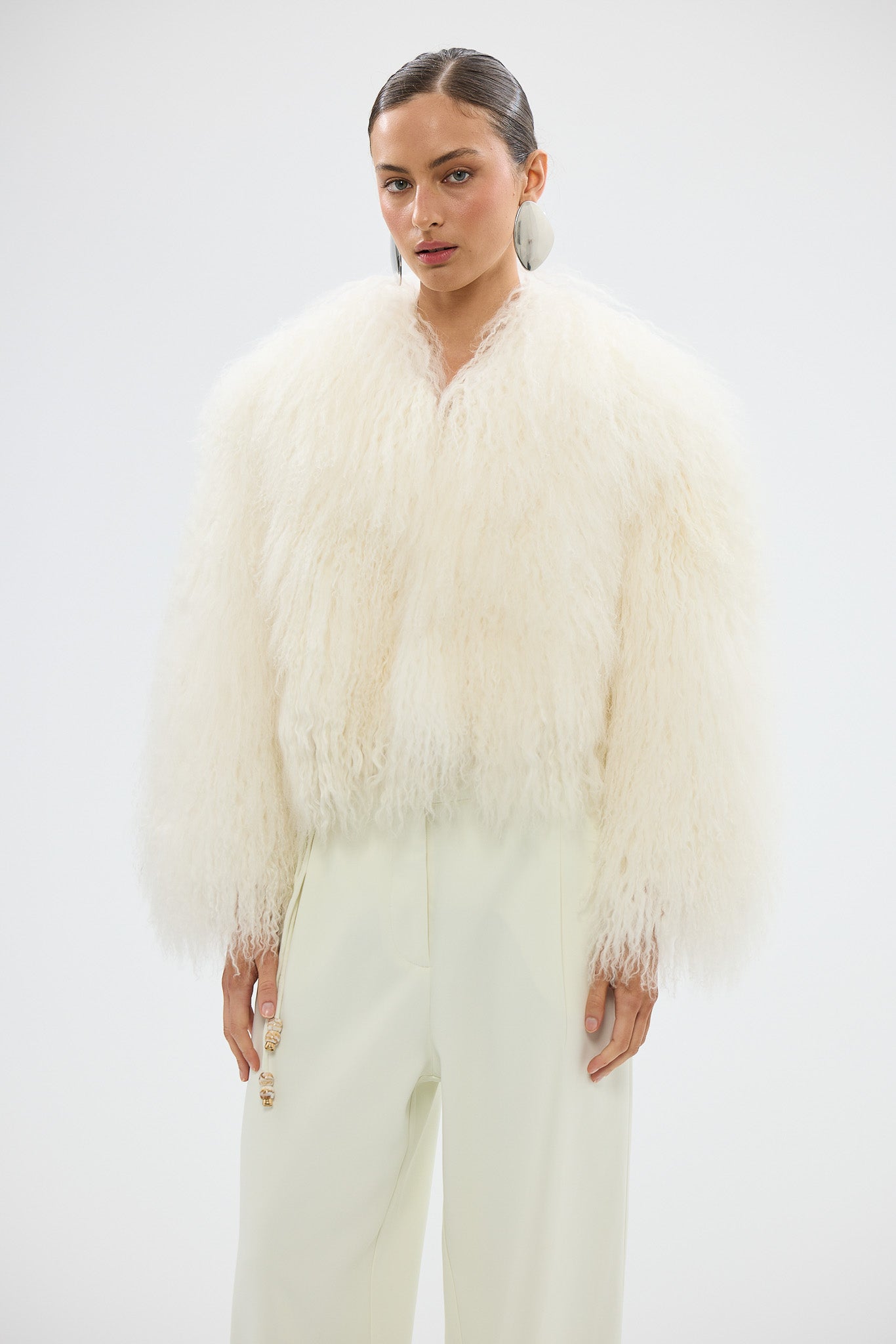 bubish Georgina Jacket White WOOL JACKET