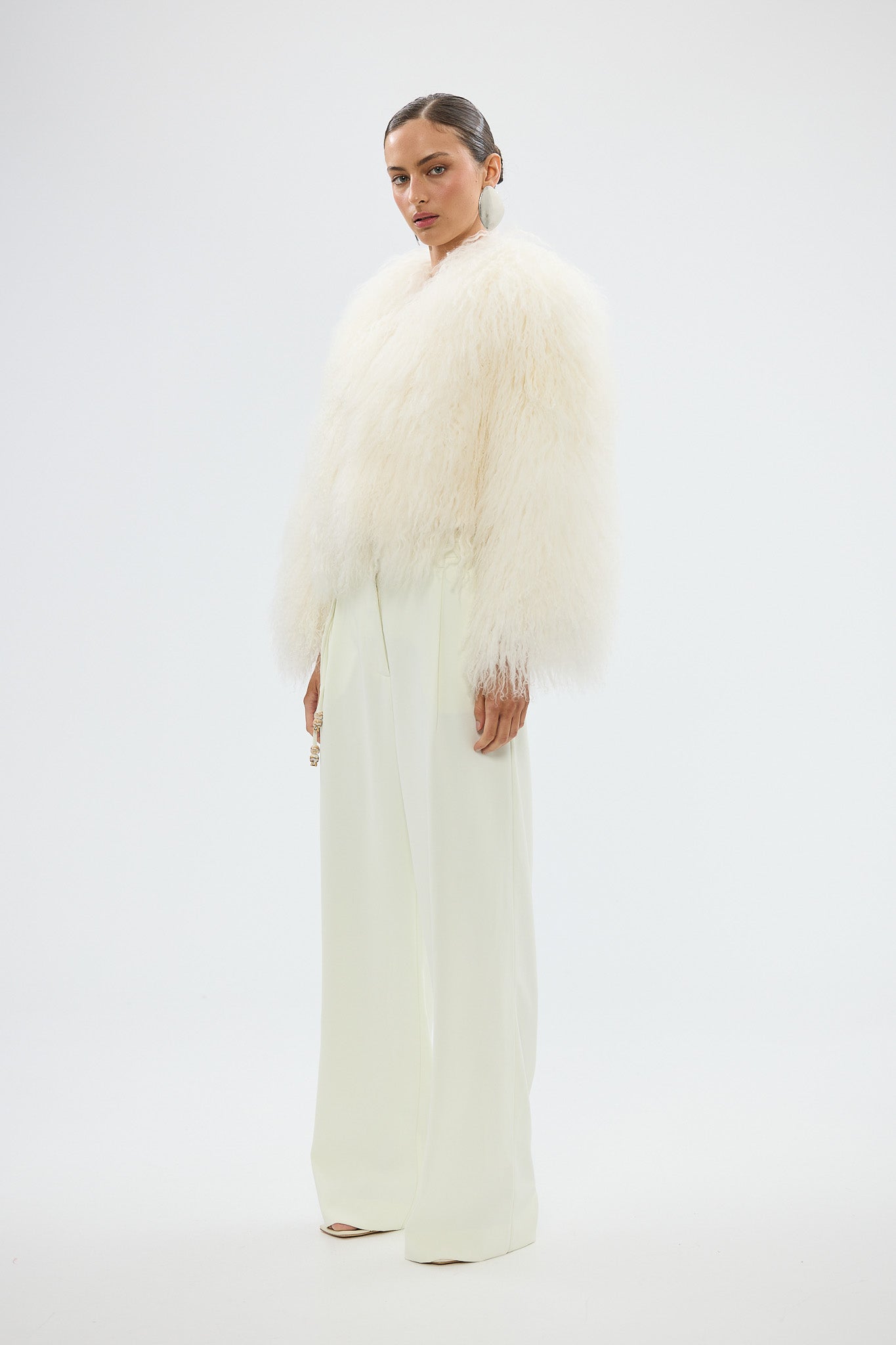 bubish Georgina Jacket White WOOL JACKET