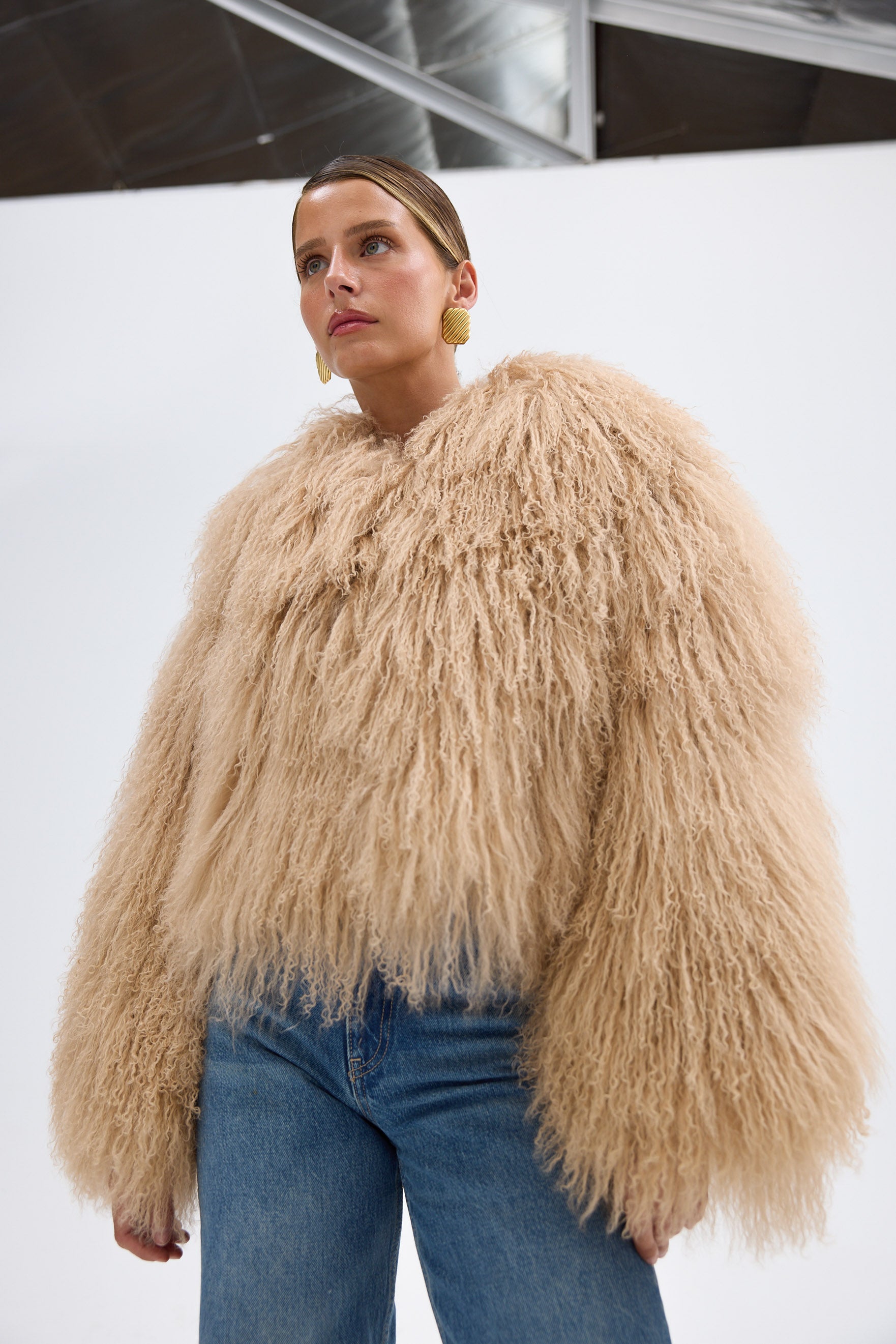 bubish Georgina Jacket - Caramel LAMB WOOL JACKET