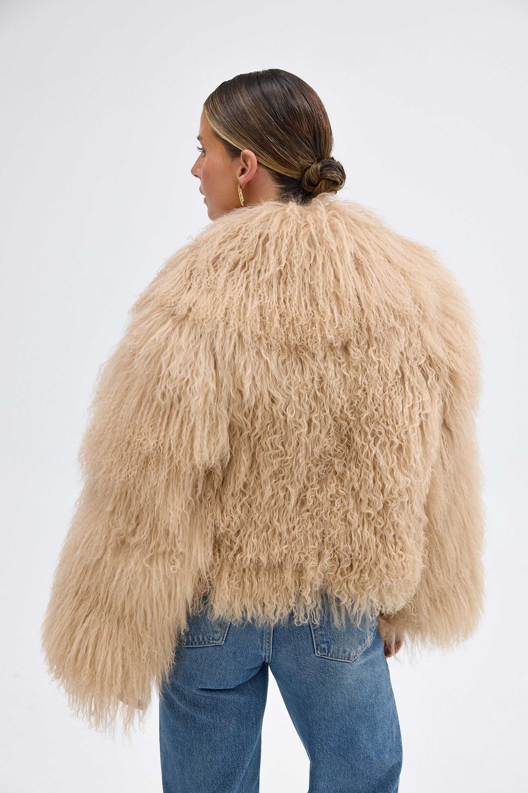 bubish Georgina Jacket - Caramel LAMB WOOL JACKET