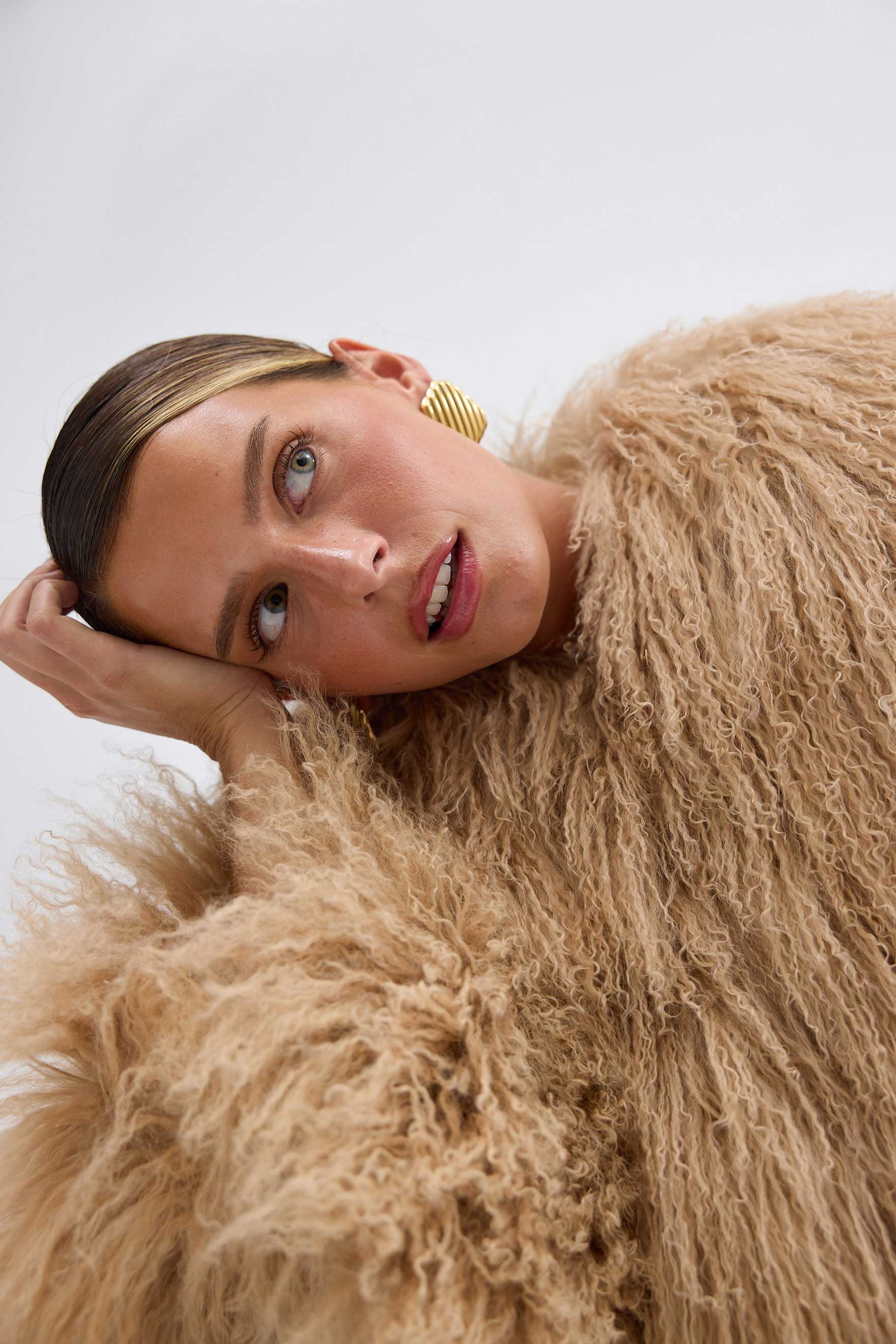 bubish Georgina Jacket - Caramel LAMB WOOL JACKET